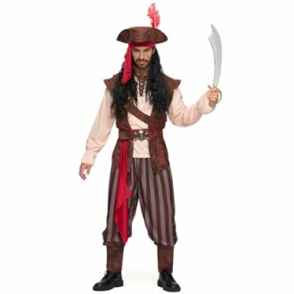 Spooktacular Creations Mens Caribbean Pirate Costume